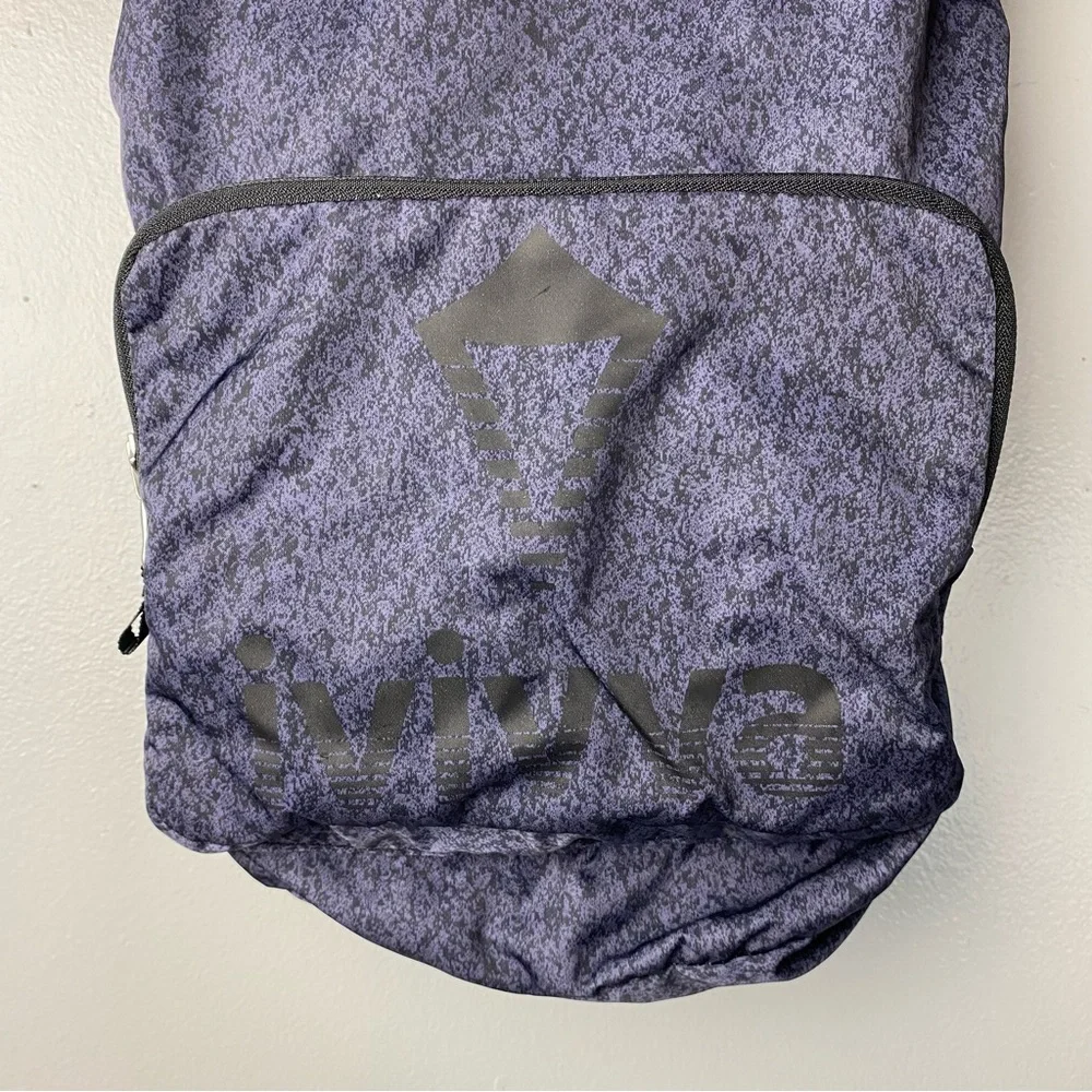 Ivivva By Lululemon Blue & Black Speckled Light Weight Backpack